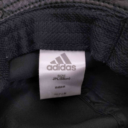 アディダス adidas フェイクレザーバケットハット メンズ  58